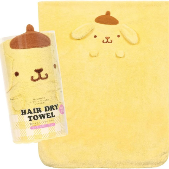 【預訂】韓國直送 Pompopurin Hair Dry Towel 洗頭包頭巾