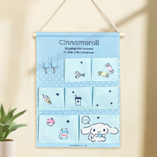 【預訂】韓國直送 Cinnamoroll 布質收納口袋衣架(7 個口袋)