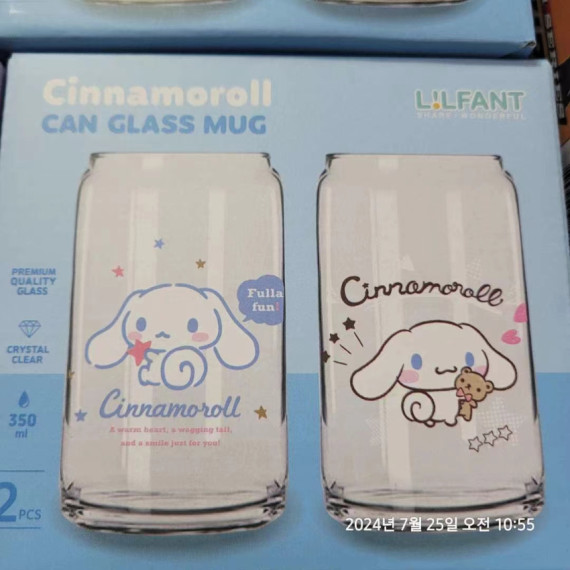 【預訂】韓國直送 Cinnamoroll Can Glass Mug